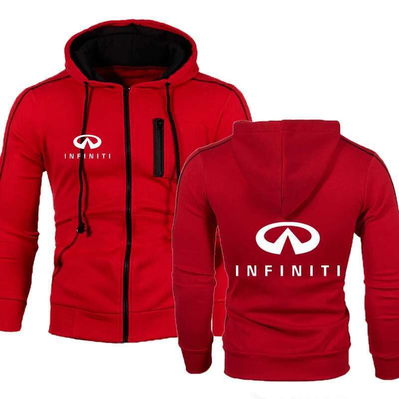 Iti MF Car Logo Print Hooded Jacket for Men, Hooded Sweats for Men, Sweatshirt, Casual Suits, Fashion, Spring, Autumn