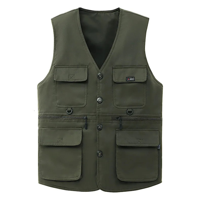 Fishing Vest Unloading Tactical Outdoor Vests Man Pographer Waistcoat Mesh Work Sleeveless Jacket Multi-pocket Vest Coats 250219