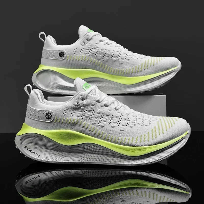 2024Men Running Carb Plate Cushiing Sports Training Jogging Shoes Unisex Sneakers Wen Mesh Cfort Tennis Shoes for Men Z250407