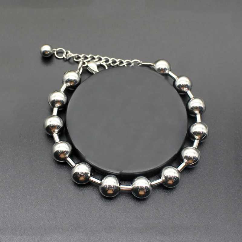 6mm 8mm 10mm Stainl Steel Bracelets For Men Women Beads Bracelet Bangles Fashion Little Accories For rs PulseirasXJ250219