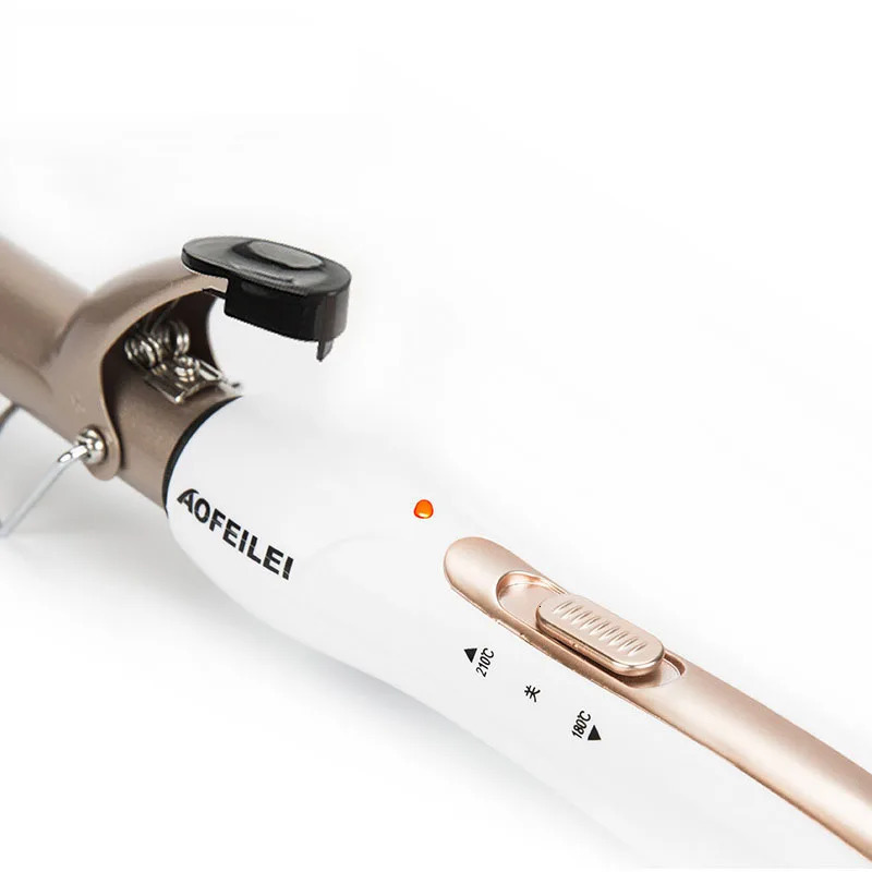 Aofeilei 19-38mm Ceramic Electric Curling Iron Big Roll 110v hair curling iron 250214