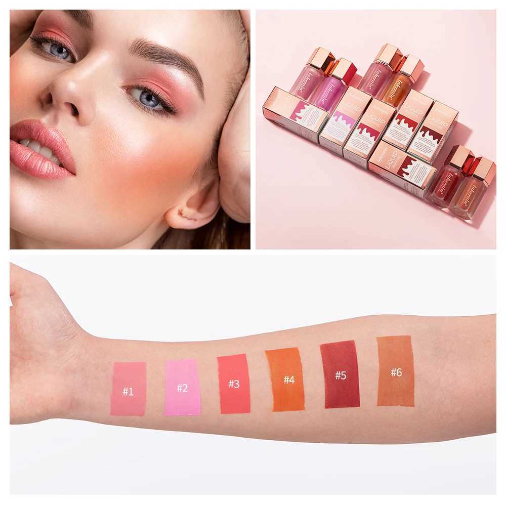 New Facial Liquid Cheek B with Sponge Nourishing B Cream Waterproof Multi-purpose Eyes lips Makeup B Stick CosmeticsW250220
