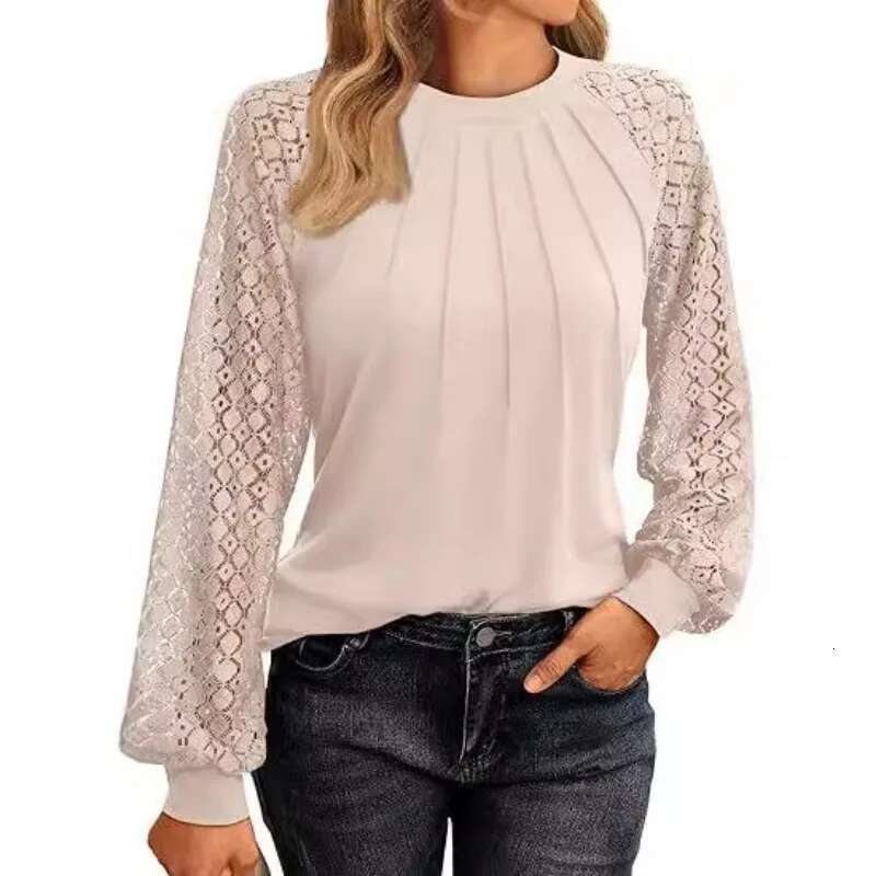 Solid Casual Loose For Women Fashion 2024 Autumn Vintage Women's Oversized Shirts And Blouses Elegant Youth Female Tops