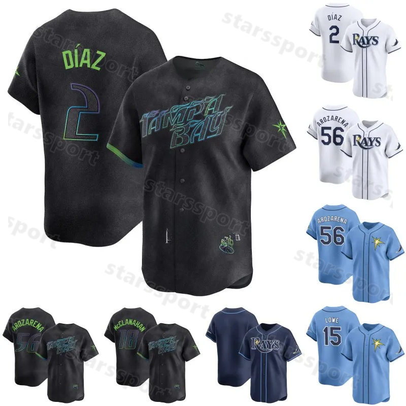 Tampa Bay 2024 City Connect Jersey Yandy Diaz Wander Franco Randy Arozarena Pete Fairbanks Drew Rasmussen Shane McClanahan Jason Adam Josh Lowe Mexico Jerseys