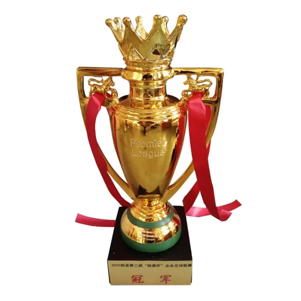 1pcs Desktop Ornament Room Decor Football Trophy L Eague European Cup of Holiday Gift 250108