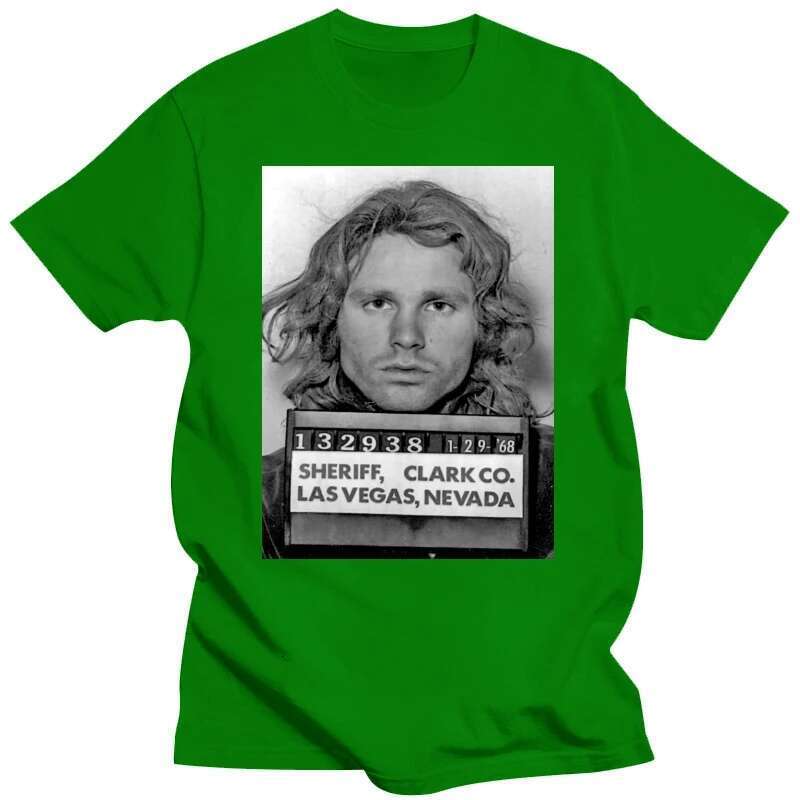 Jim Morrison Mugshot shirt, Jim Morrison vintage unisex T-shirt