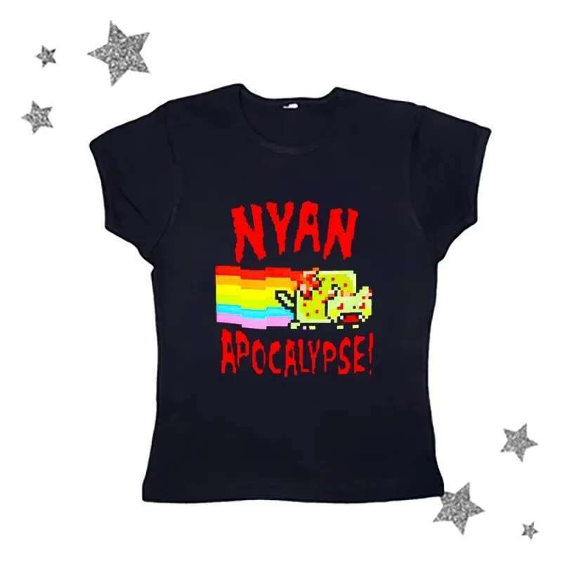 Funny Cartoon Graphic T-shirt for Men and Women, Wys E Coyote Casual T-shirt, EU Size, Y2K Tshirt, Hip Hop Gothic Clothes, Y-Streetwear