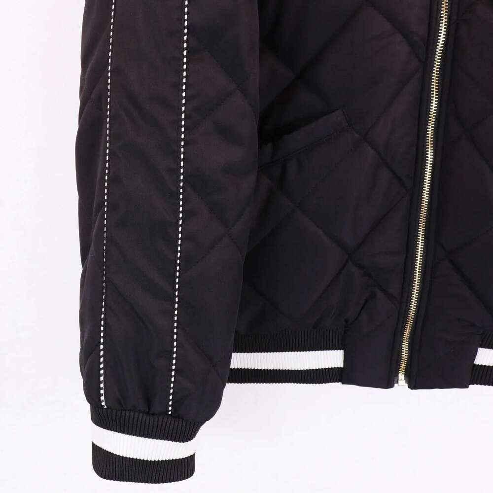 Men's casual cotton palm jacket, gold embroidery, brown, black, autumn, winter, brand new, 2023