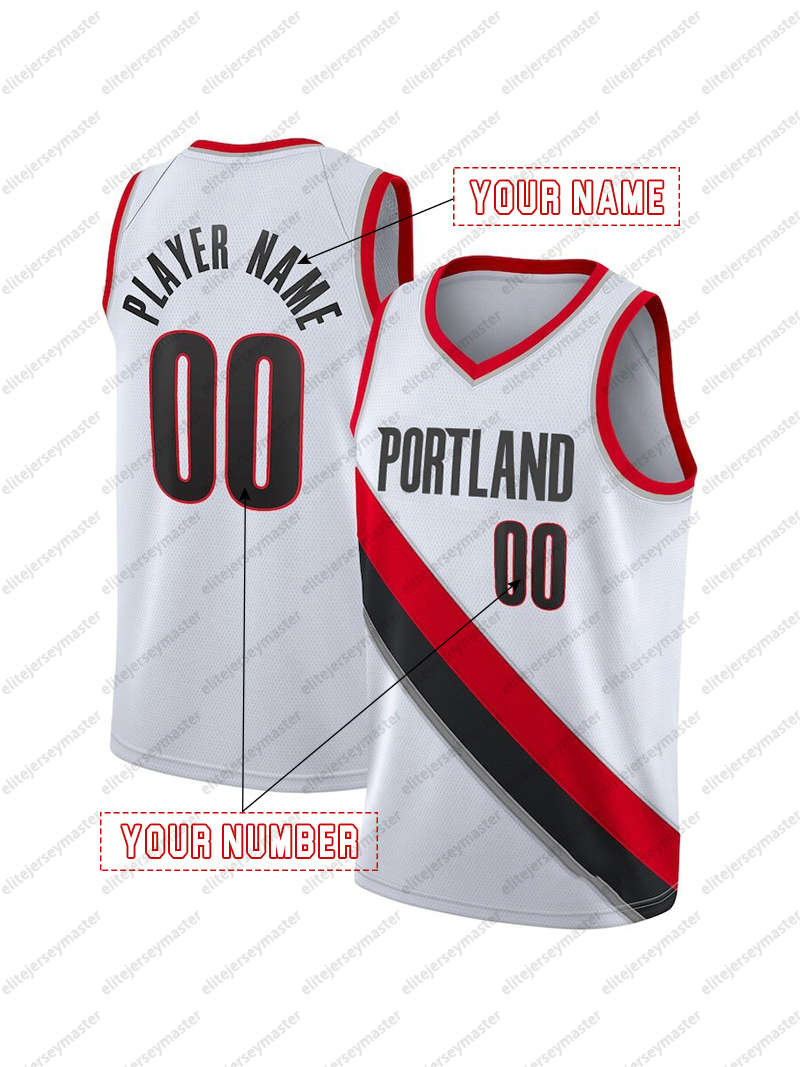 Deni Avdija Custom Basketball Jersey Anfernee Simons Stitched Personalized Customized Jerseys Custom Any Number Name 222