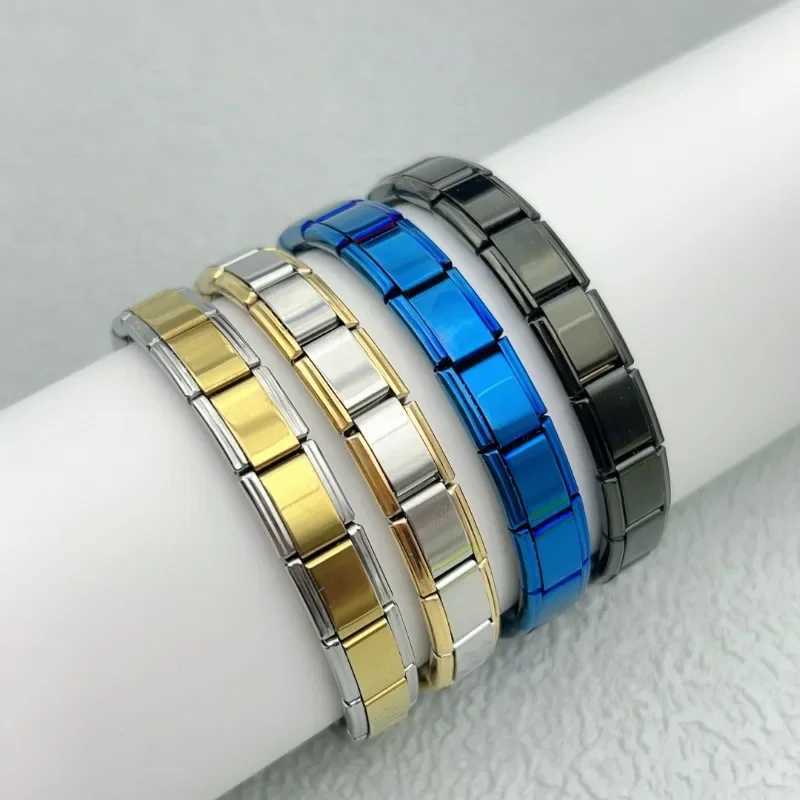 CONCEPT 2024 Hot Sales Me Fashion New Italian Charm Bracelet Stainl Steel One Article 18 Modules 9mm Bracelet JewelryXJ250219