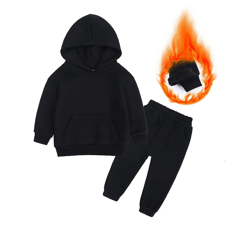Arrival Sport Suit for Boys Casual Warm Hoodie Long Sleeve Tops Pant Clothes for Kids Outfits Tracksuit 2 Pcs 250219