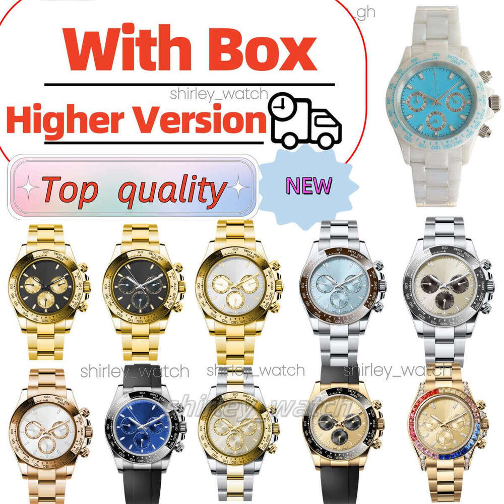 2813 Mens Watch Dayton Series Designer Luxury Watches Automatic Movement Stainless Steel Rubber Band Luminous Waterproof Chronograph rolity exity watchone watch