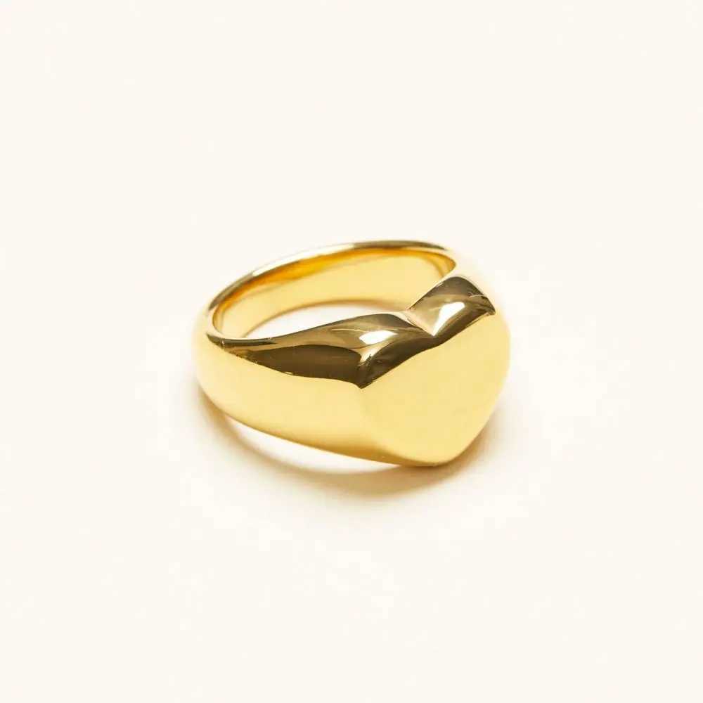 Rantic Stainless Steel Ring for Wan Shaped Birthday Gift Wedding Rings Luxury Quality Jewelry s Dropsing X250220