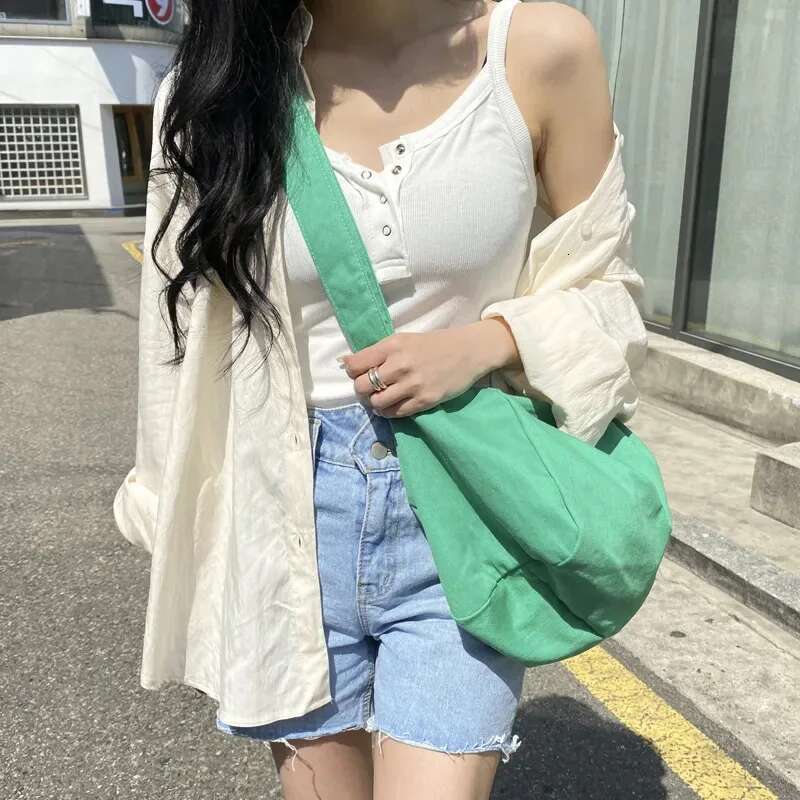 Shoulder Large Canvas Crossbody Bags For Women Fashion Korean Female Student School Chic Messenger Bag Handbags swissmilitary