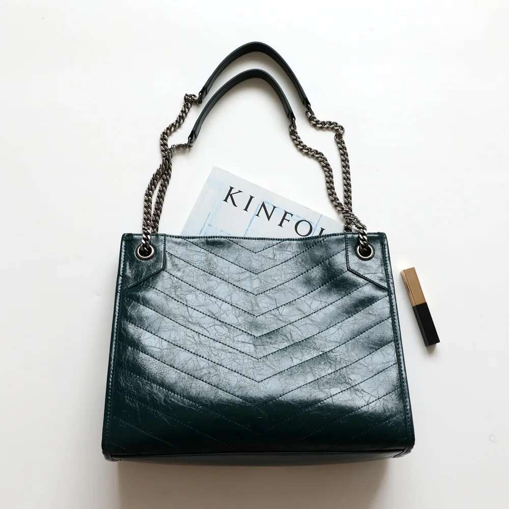 2023 Large Capacity Women Genuine Leather Shoulder Designer Texture Female Handbags High Quality Fashion Bucket Bag