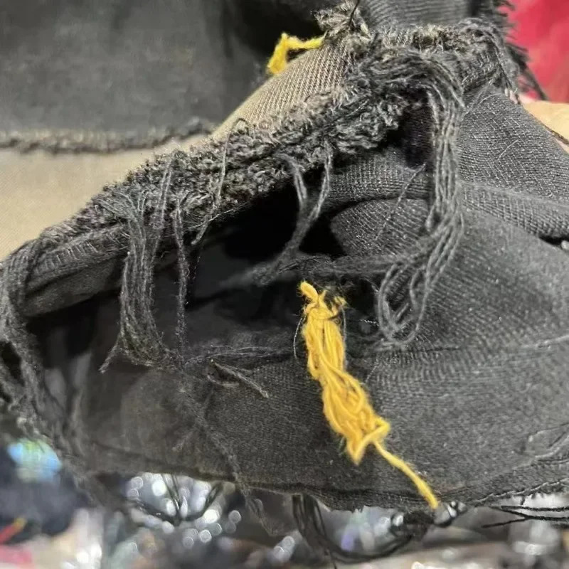 Personalized Fashion Ripped Pullover Hoodie Men Y2k Fashion Loose High Street Fashion Sweatshirt Casual Clothing Women 250220