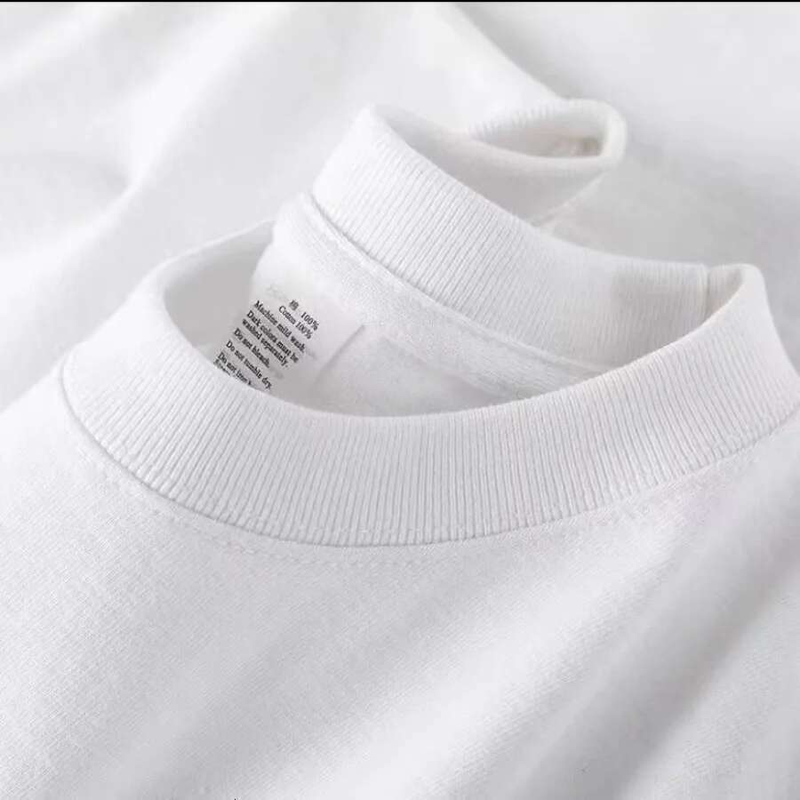 T-shirt 100% Cotton Men Women Solid Paper O Neck Short Sleeves Y-Summer Korean Half-Sleeved Unisex T-shirt M-4XL