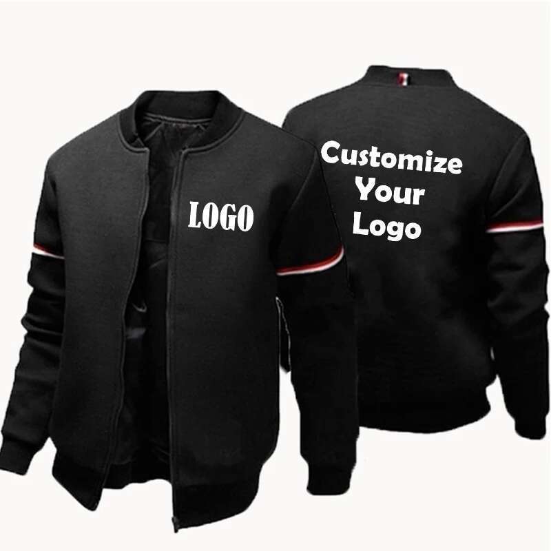 Men's custom zippered jackets and jackets, outdoor cargo, casual wear, streetwear, new fashion