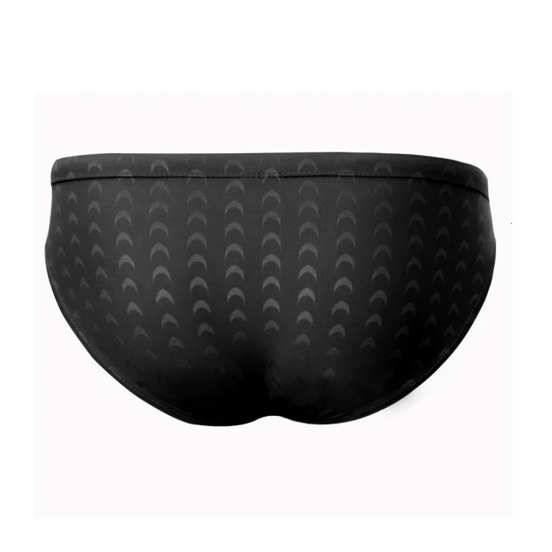 Mens Swimwear Black Breathable Quick Dry Swim Trunks Male Simple end Fashion Stretch Swimsuits Bathing Suits Surfing Wear 250220
