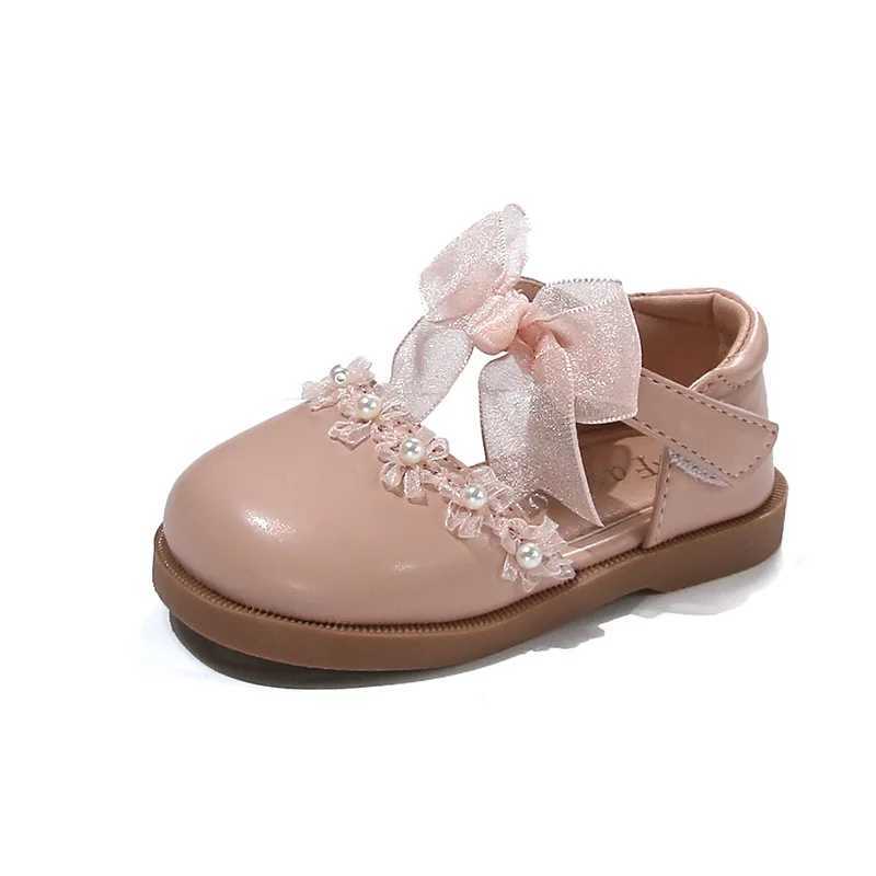 2025 Spring New Children Princess Leather Shoes for Girls Fashion Korean Style Elegant Soft Bottom Anti-slippery Dress Shoes X250220