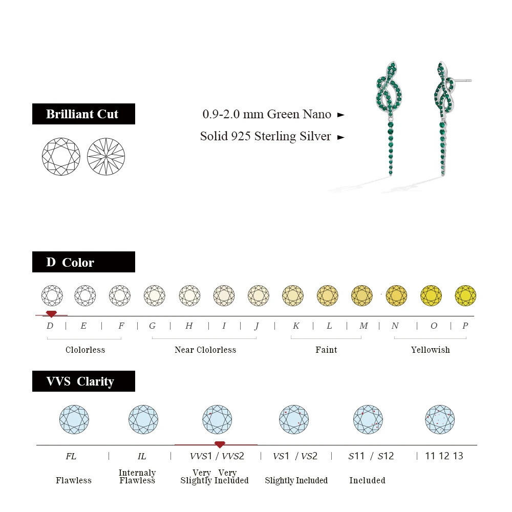 CHARMING Creative Snake Stud Earrings Retro Green Nano Earring for Women S925 Silver Sterling Hiphop Party Fine Jewelry 250220