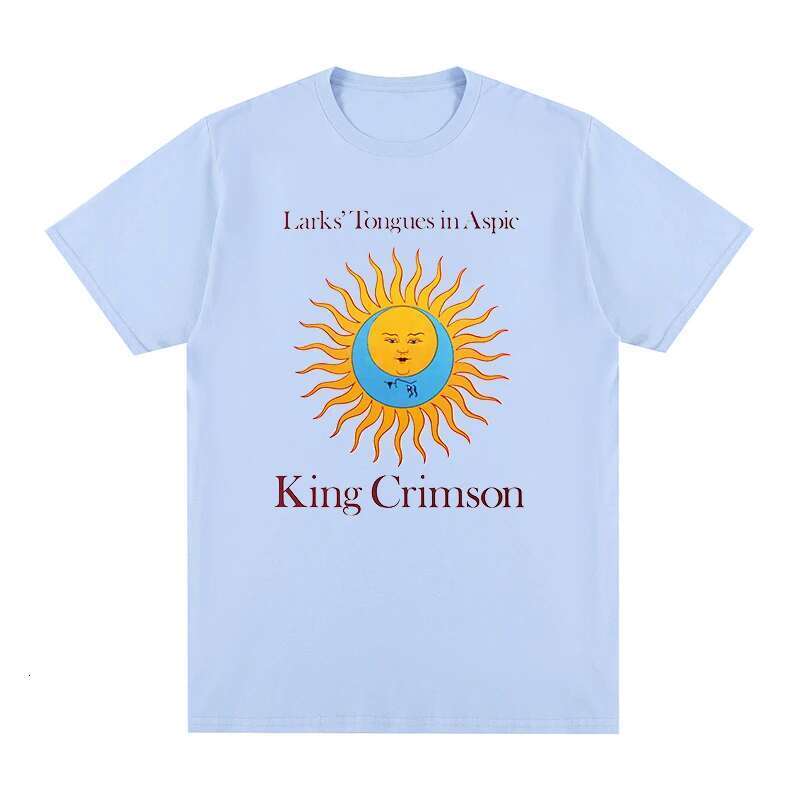 King Crimson Cotton T-shirt for men and women, with rock music print, graphic, trend