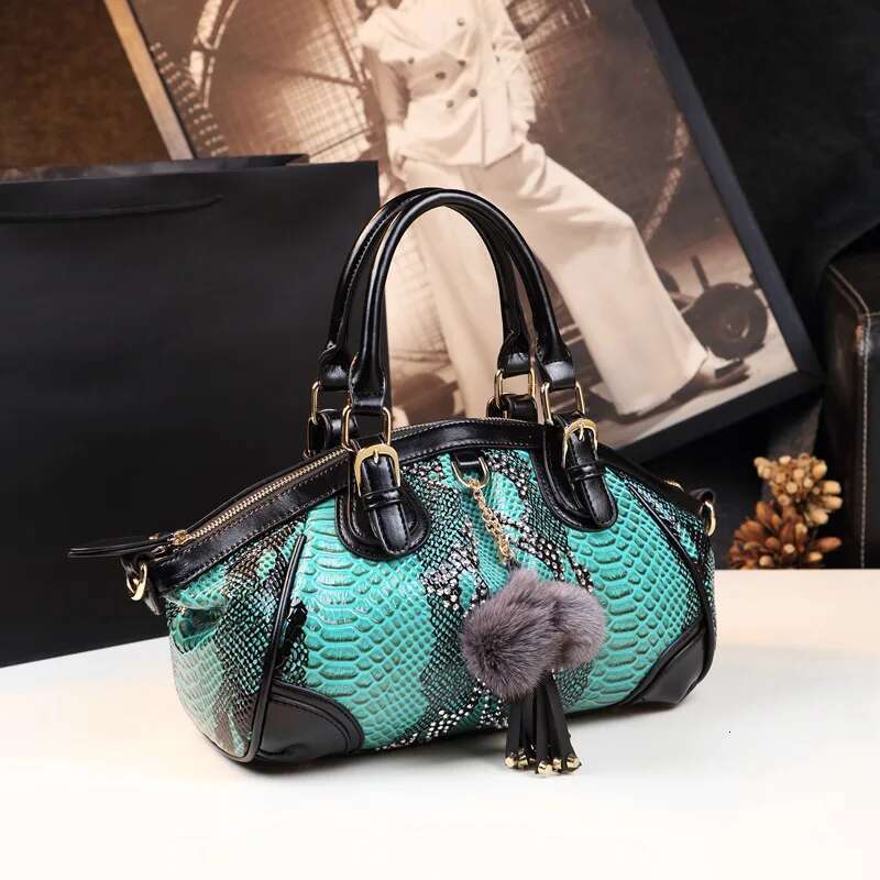 New Fashion Serpentine Women Handbags European Design Leather Ladies Shoulder Bags Female Girl Brand Crossbody Hobos Bag