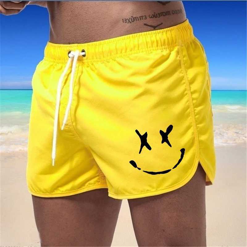 Summer shorts mens swim shorts quick drying board shorts swimsuit breathable drawstring with pockets surfing beach sweatpants X250220