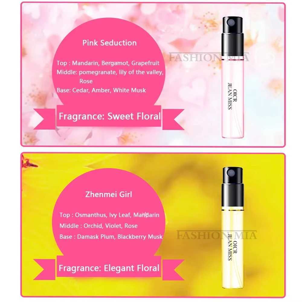5pcs Set Gift Box Mini Arab Perfume Women Plant Floral Scent Perfumes De Original Cologne Lasting Fragrance Portable for TravelXJ250220