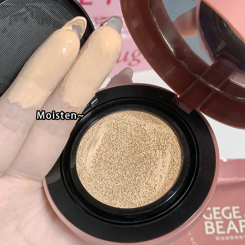 Moisturizing Concealer Air Cushion Compact Cream Skin Foundation Waterproof Brighten High Coverage Base Korean makeup Cosmetics 250217