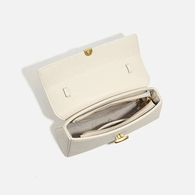 Lychee Pattern Leather Top Handle Satchel Purse For Women 2024 Brand Designer Clutch Handbags High Quality The Tote Bag