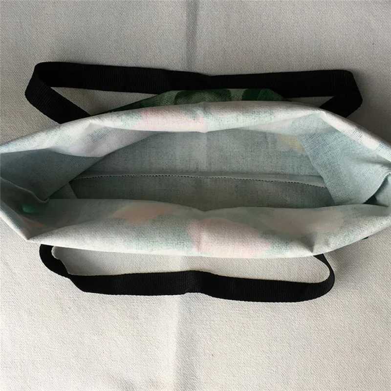 Oil Painting Mountain Forest Printing Causal Tote Bag Shopper Shopping Handbag Women Ladies Leisure Shoulder Bag Beach Outdoor Z250219
