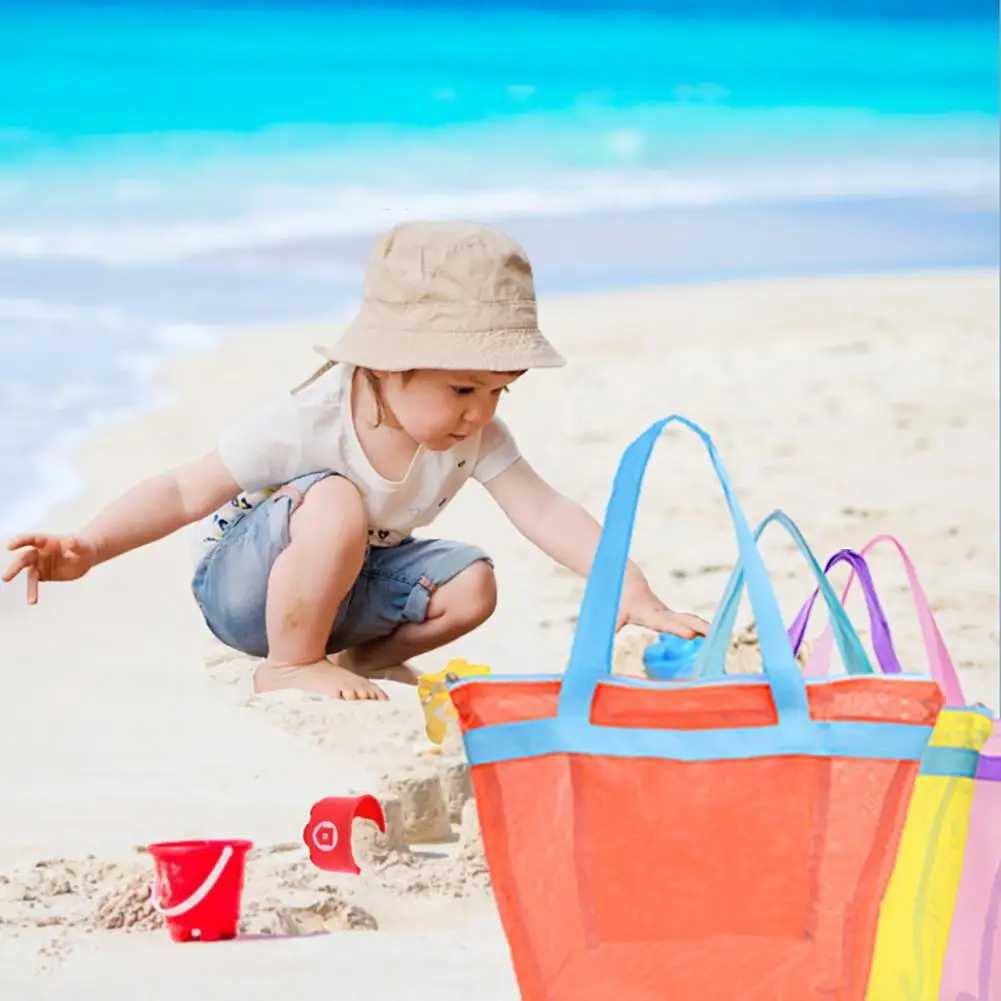 Beach Bag Hollow Mesh Drainage Quick Dry Dorm Shower Caddy Bathroom Shampoo Body Wash Baby Toys Stoarge Bag Travel Toiletry Bag Z250219