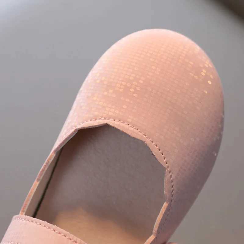 Childrens shoes with anti slip soft sole spring and summer childrens British style fashion bow design elegant leather shoes X250220
