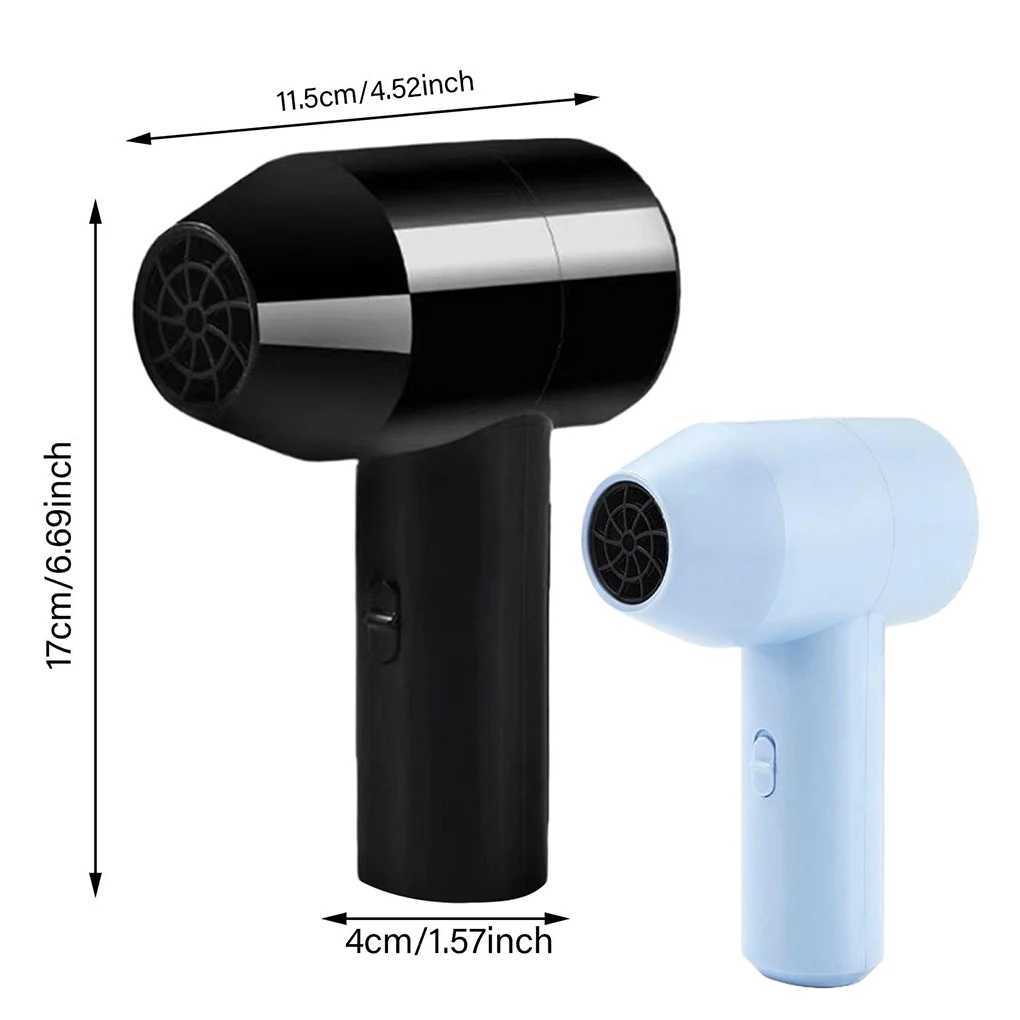 Watercolor painting Air Blower Hair Dryer Low Noise Portable Wireless Handheld Mini Fan USB Charging W251029
