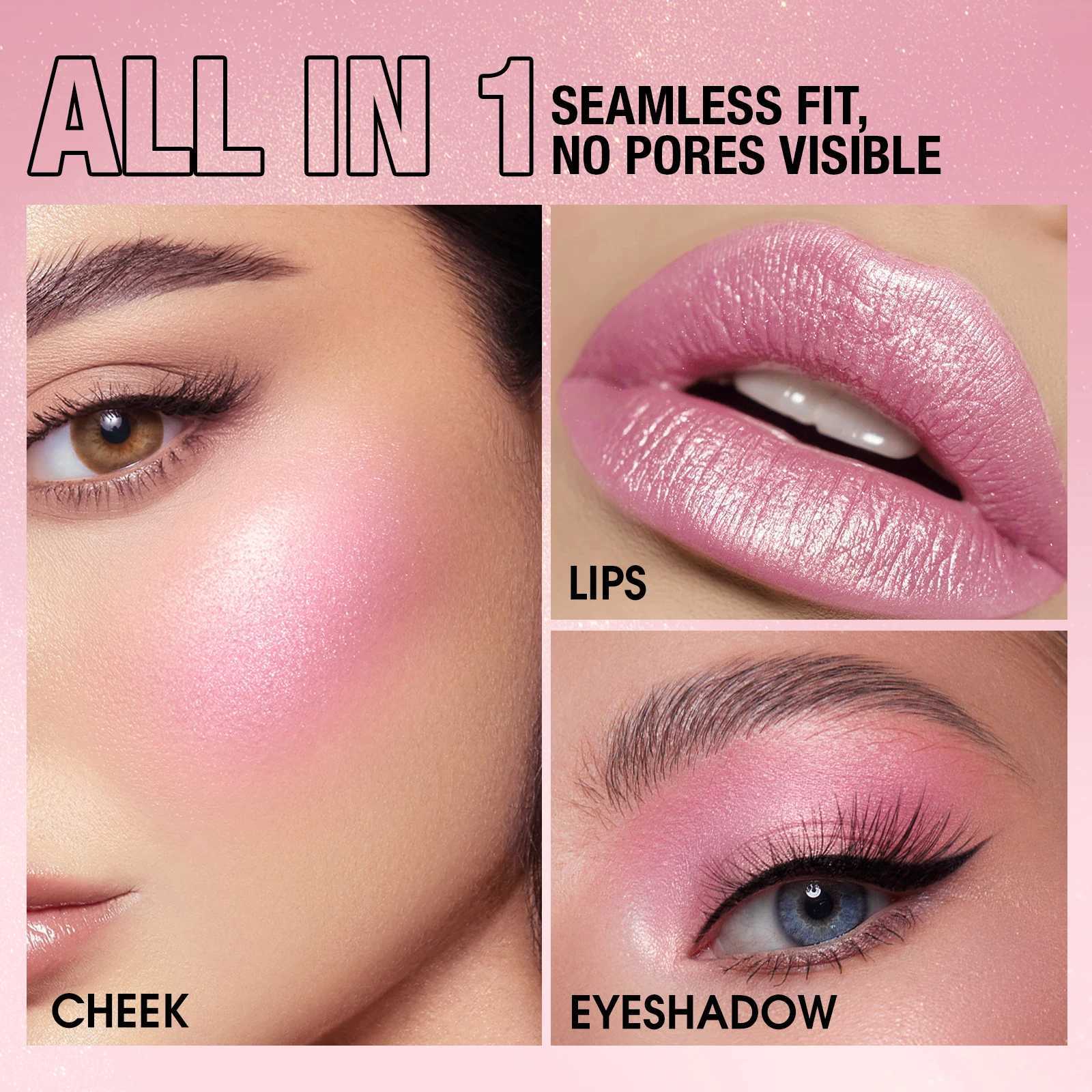 Fine glitter stick moisturizing and silk mermaid pink long-lasting waterproof grape red apple red ideal gW250220
