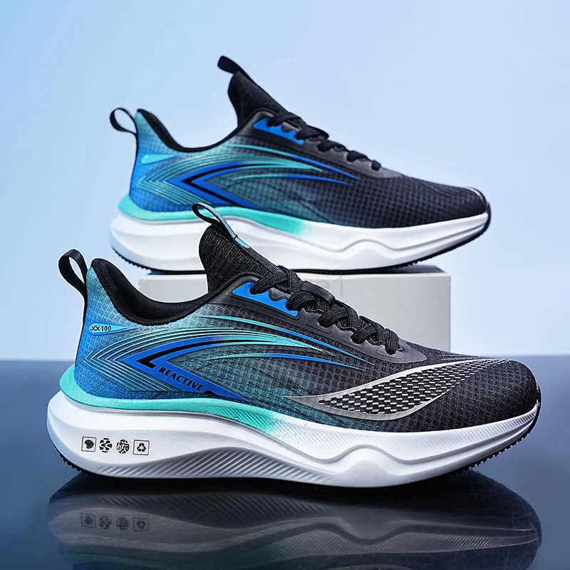 Mens Running Shoes Cheap Outdoor Casual Sneakers Mesh Cfortable Flat Lace-up Summer Gym Shoes Breathable Tennis Shoes for Men Z250318