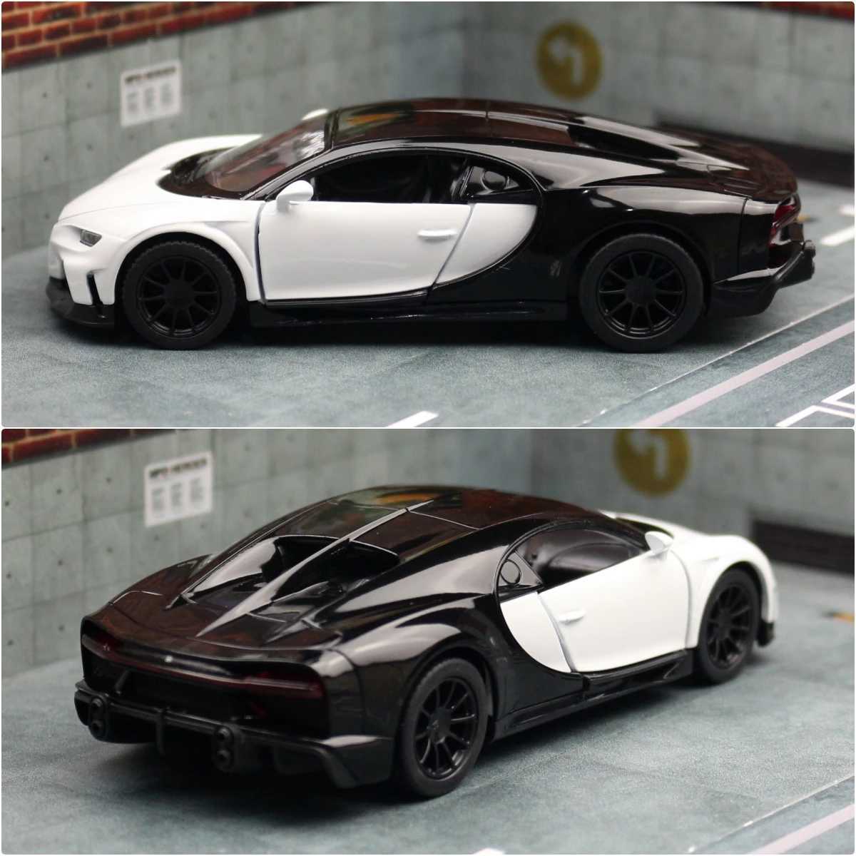 Free shipping KiNSMART Toy Car Model 1/38 Bugatti Chiron Super Sport Racing Alloy Diecast Miniature Vehicle Collection Gift For Children BoyXJ250220