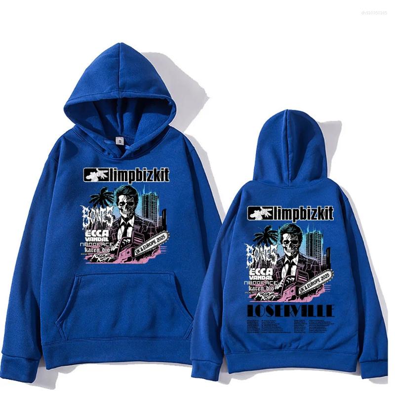 Men's Hoodies Limp Bizkit Pullovers UK And Europe Tour Graphic Printing Sweatshirts Men Women Oversized Clothing High Street Casual