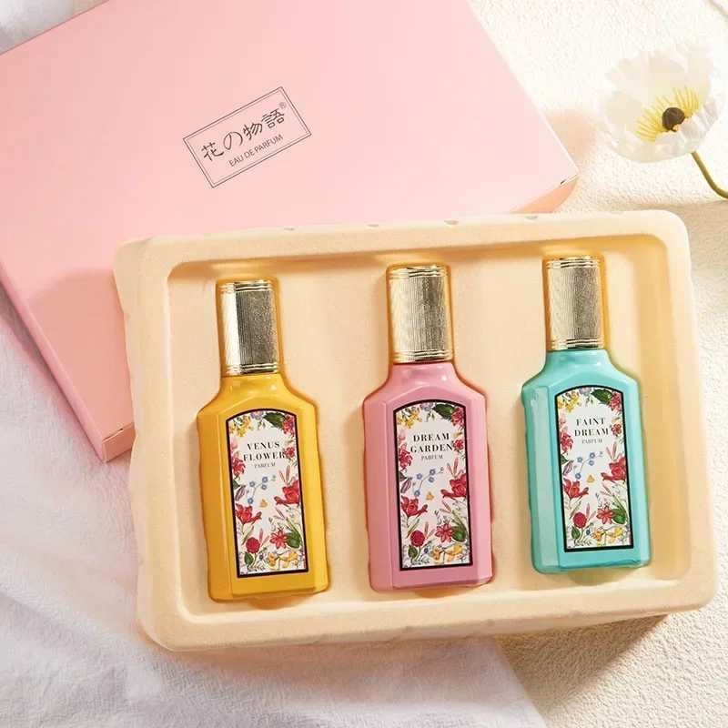25ml * 3 piece gift box set floral fragrance perfume womens durable perfume body spray floral fragrance pheromone perfume cologneXJ250409