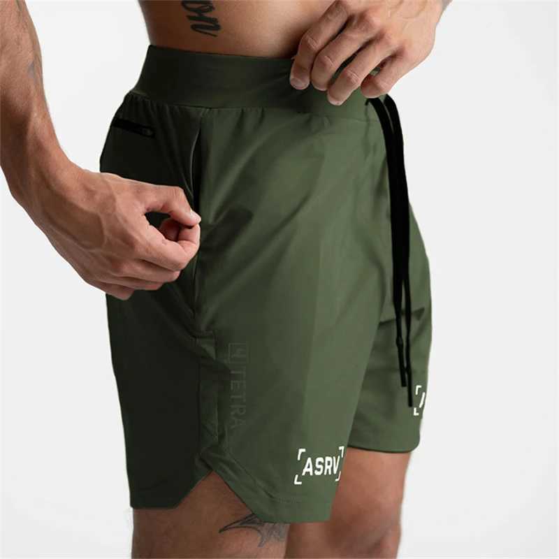 Summer New Gym Men Shorts Jogging Exercise Shorts Mens Sports Fitness Quick Dry Training Zipper Pockets Running Shorts X250220