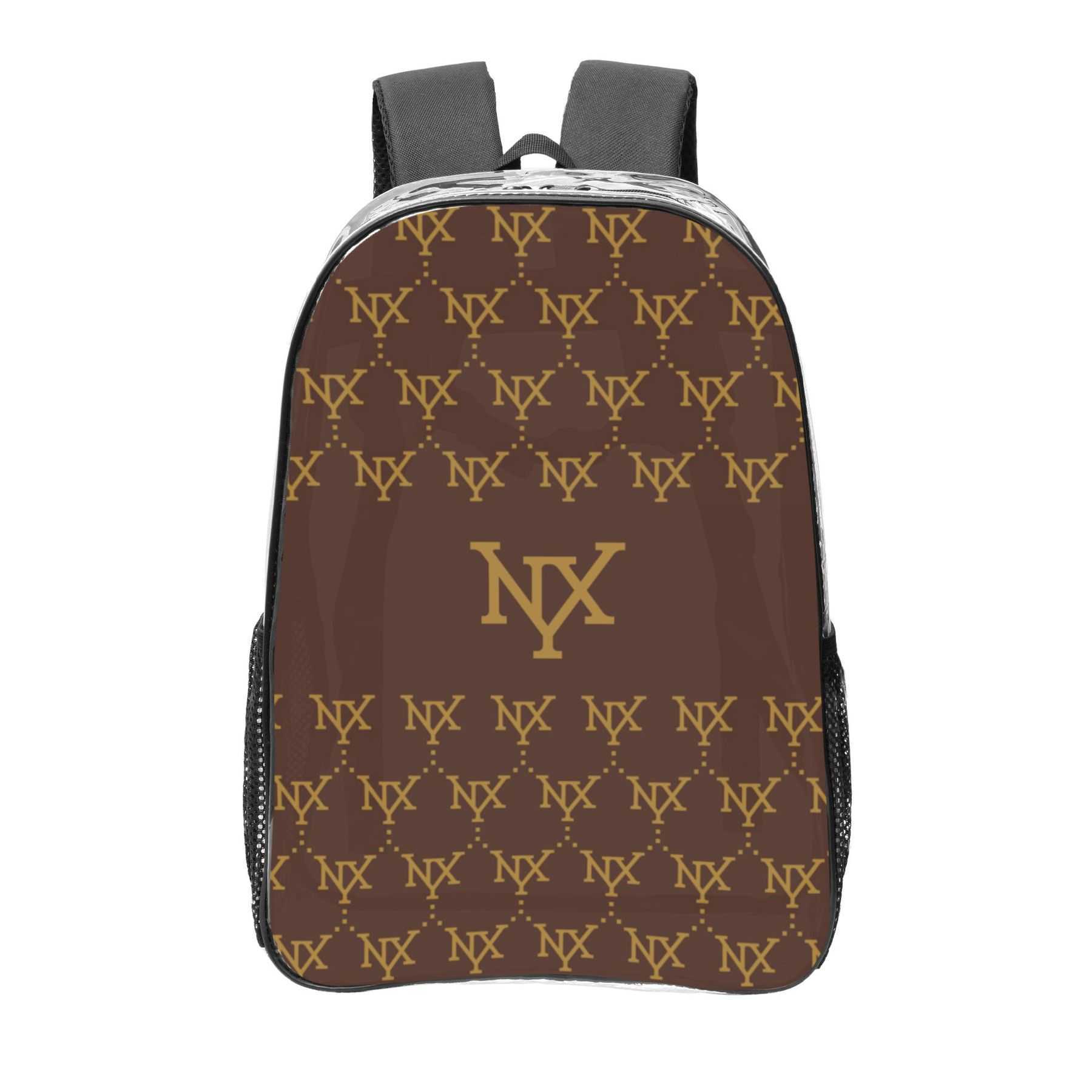 NXY Pvc Backpack Designers Back Pack Mens Bags Casual Lightweight Travel Backpacks Women Print Street Bookbag Bagpack 250220