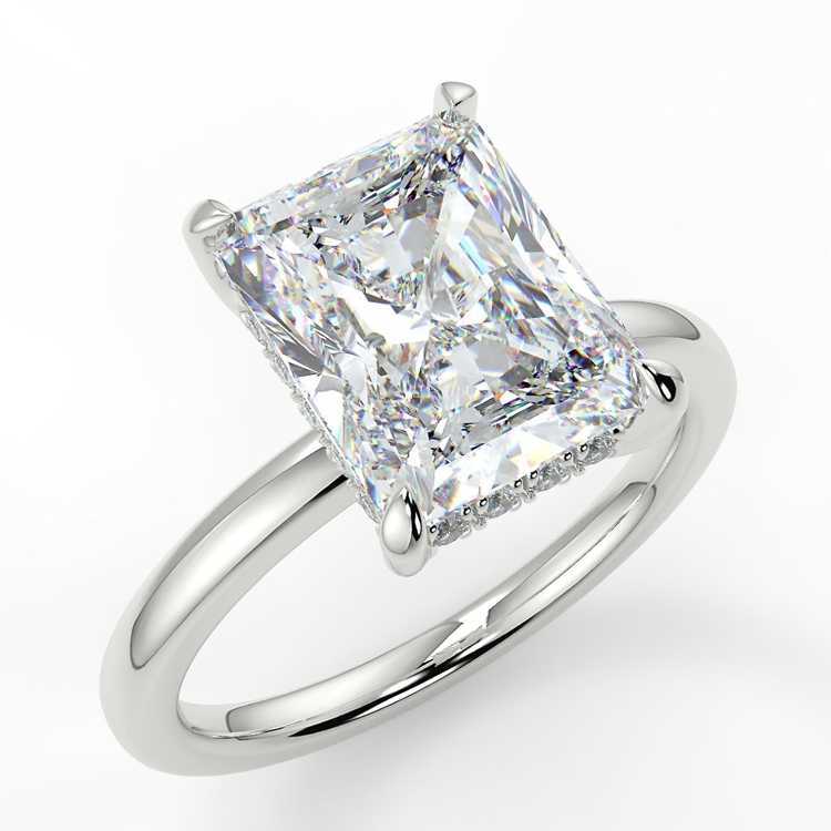 Moissanite Latest Rings 18 Karat Gold Ring 2 Gram Gold Ring for Women