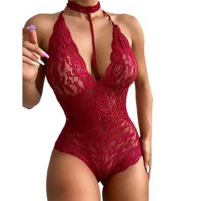 Sexy lingerie for sex female erotic lingerie erotic hollow lingerie Babydoll womens clothing lace dresses unprinted high-quality products sexy and exo