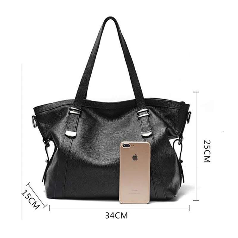 2024 New Fashion Women Handbags European Designer Cow Genuine Leather Shoulder Bags Female Brand Crossbody Large Bag