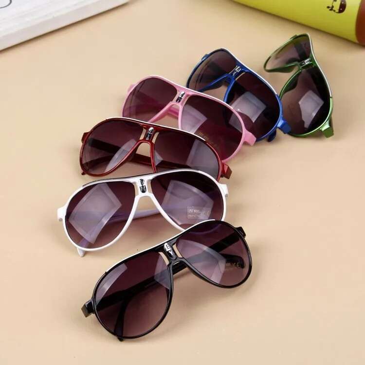 Ddmyshoesvip Vintage Children Kids Sunglasses Oval Baby Sun Glasses Boys Girls