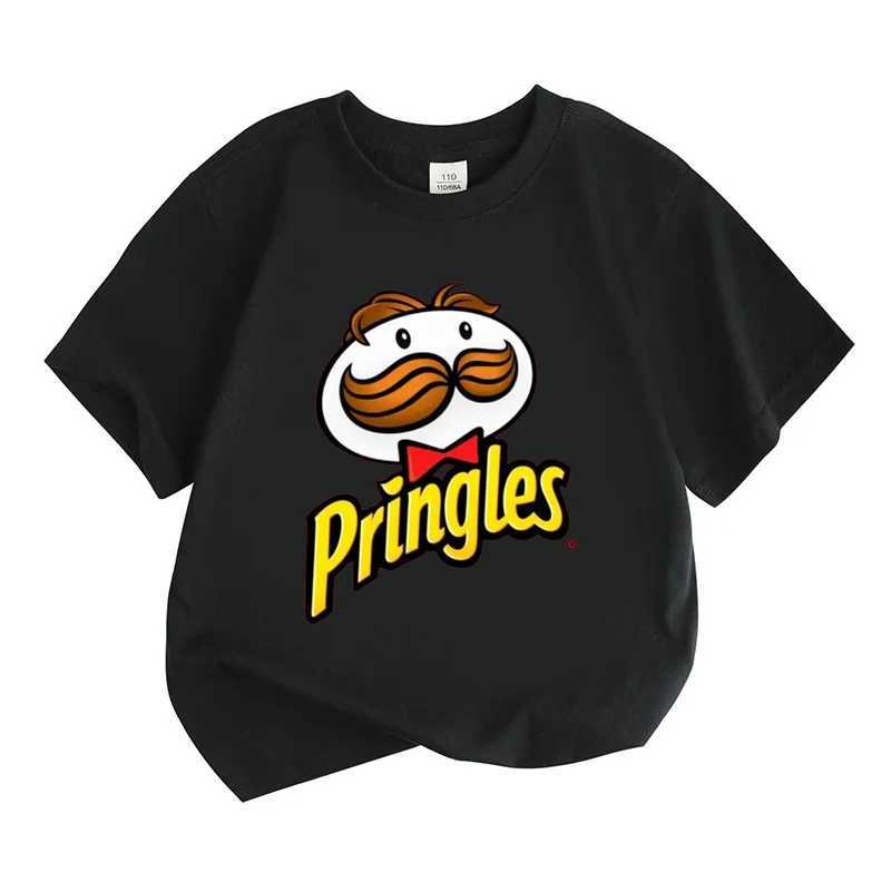 T-shirts Letter Children 100% Cotton T-Shirt Combination Tee Shirts Cartoons Kawaii Kid Casual Clothes Girl Boy Harajuku Tops H250220