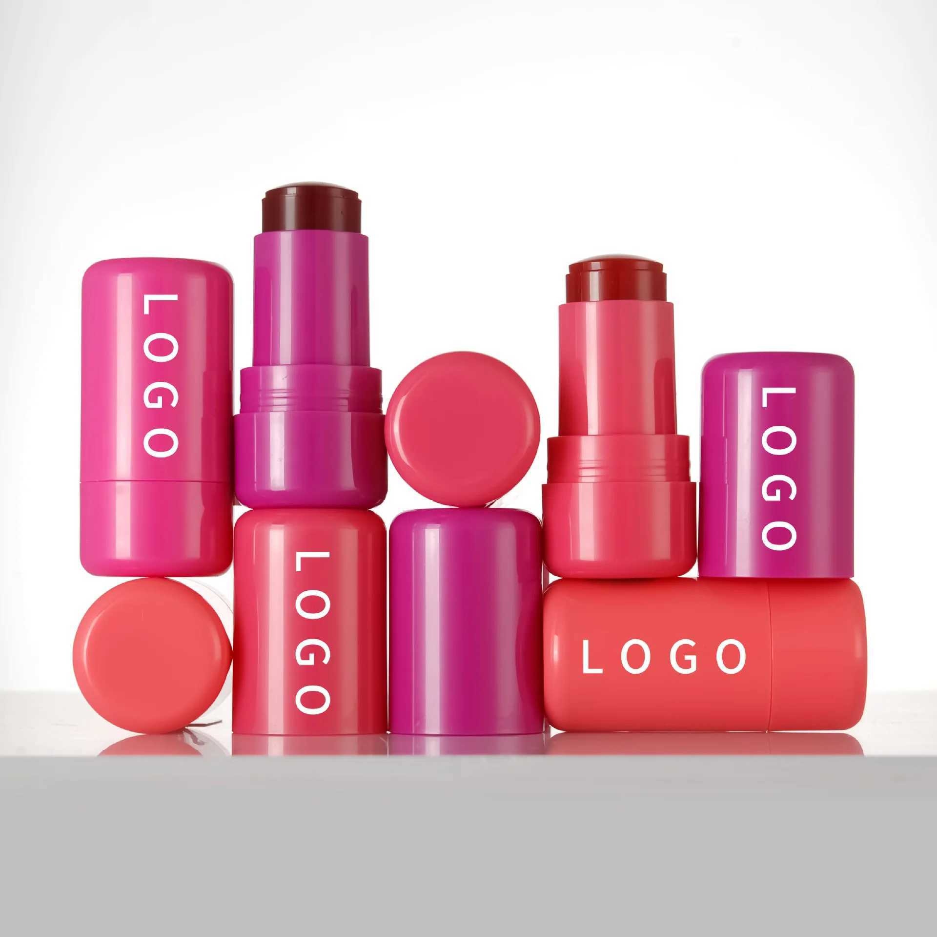Jelly B Stick Tint Face Makeup Customized Cruelty Free Private Label Jelly Ber Magic Pink Rose Cheek Cosmetics BulkW250220