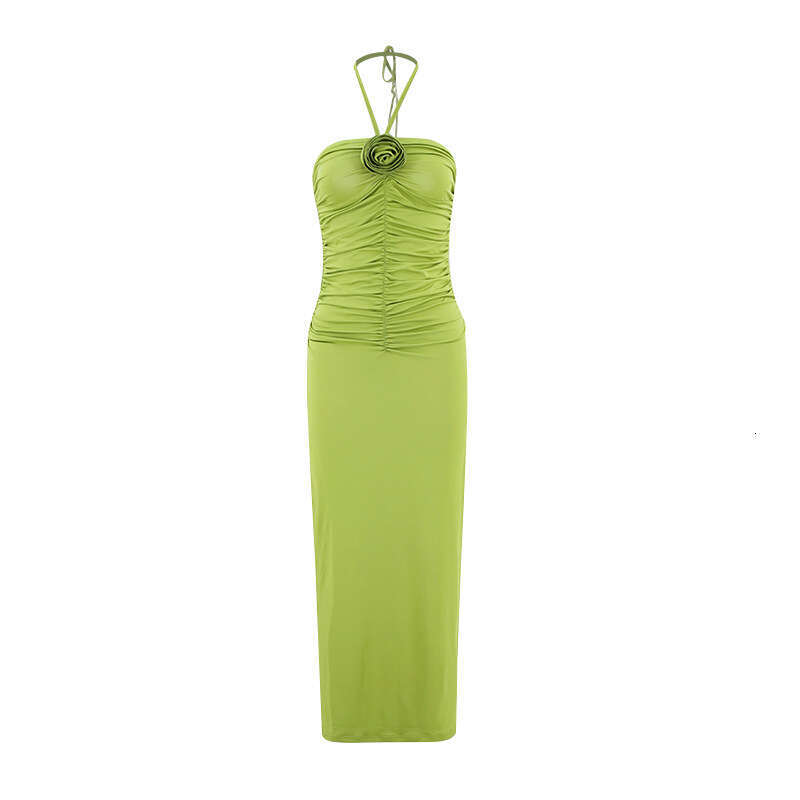 European American style spring and summer hot item sexy spicy girl suspender backless jumpsuit long skirt 2025 new casual versatile fashion clothing