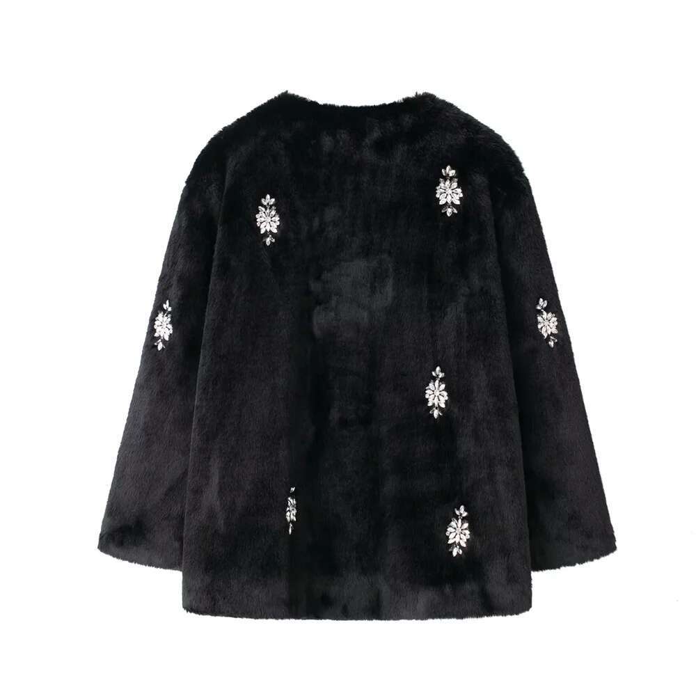 Thickened Integrated Environmentally Friendly Fur Coat For Women's Clothing 2024 Winter New High-End Jacket